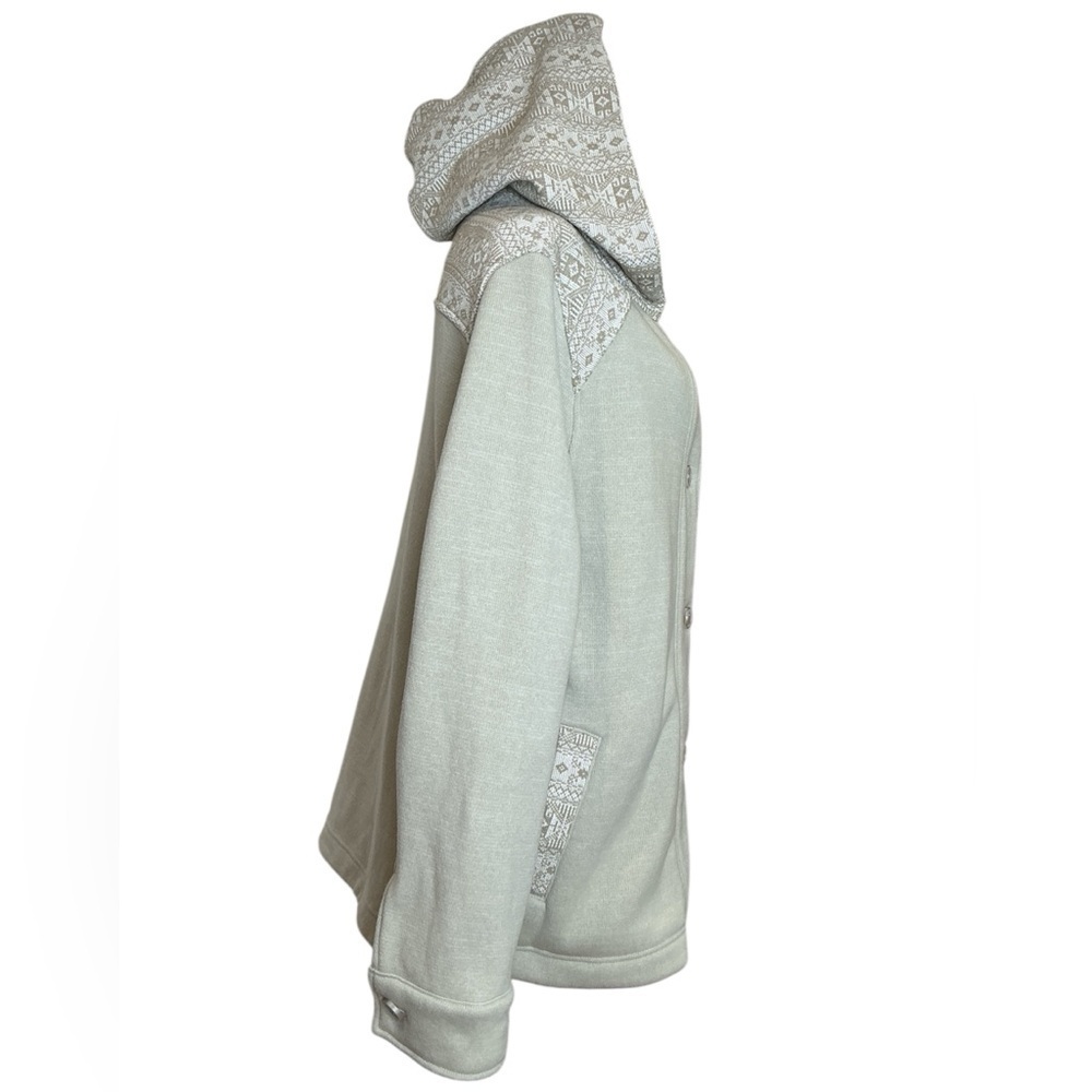 Patagonia Better Sweater Icelandic Cozy Hooded Button-Up Jacket in Cream Large - Picture 2 of 16
